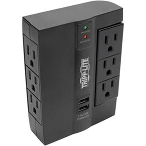 Tripp Lite by Eaton Protect It! SWIVEL6USB 6-Outlet Surge Suppressor/Protector 