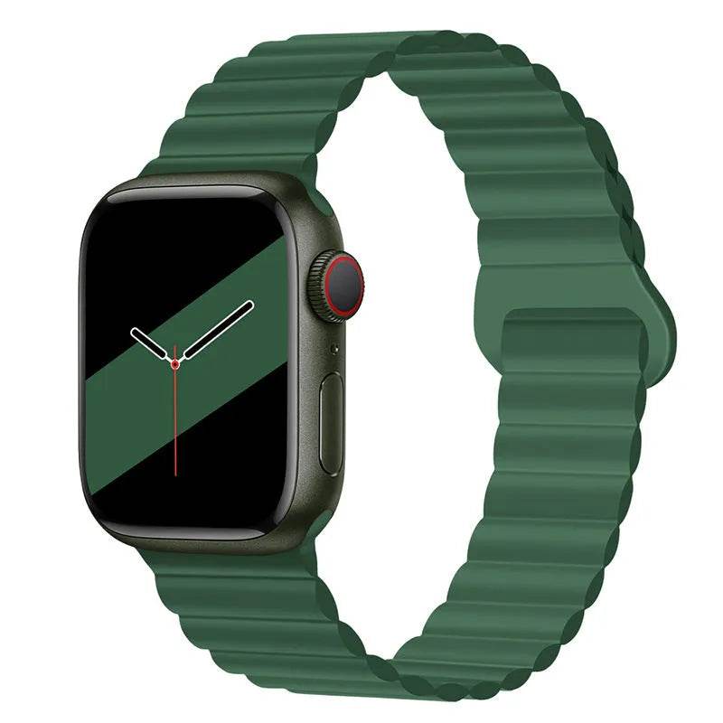 Band Silicone Magnetic Watch Strap 