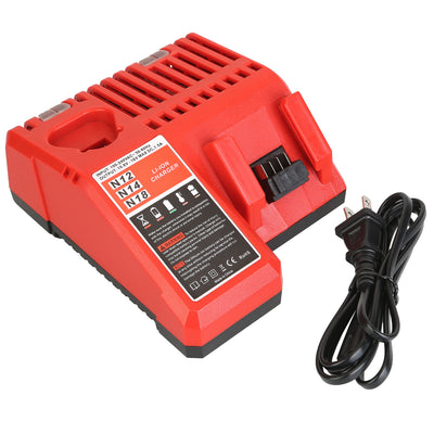 M12 M18 Rapid Fast Charger Fit for Milwaukee 10.8-18V Battery 48-59-1812 48-59-1808 