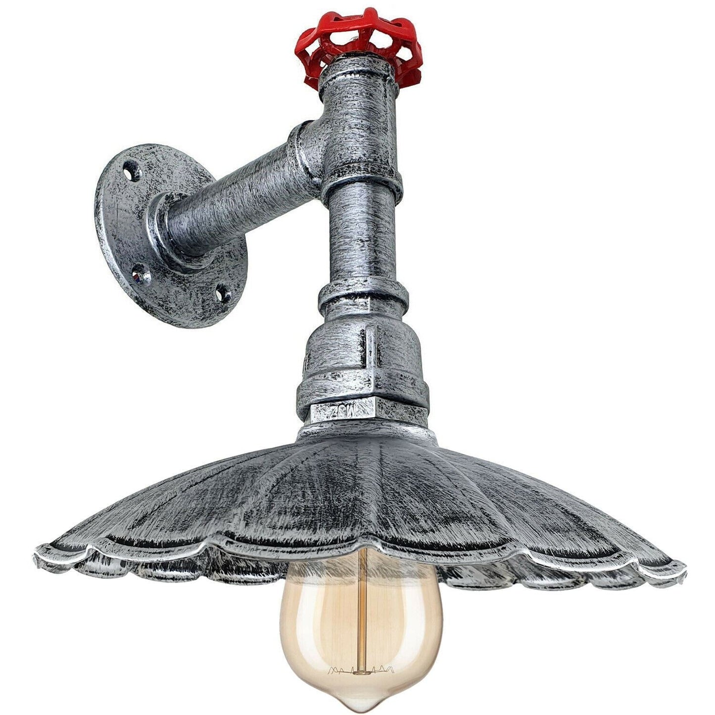 Industrial Metal Umbrella Shape Wall Pipe Light~1592