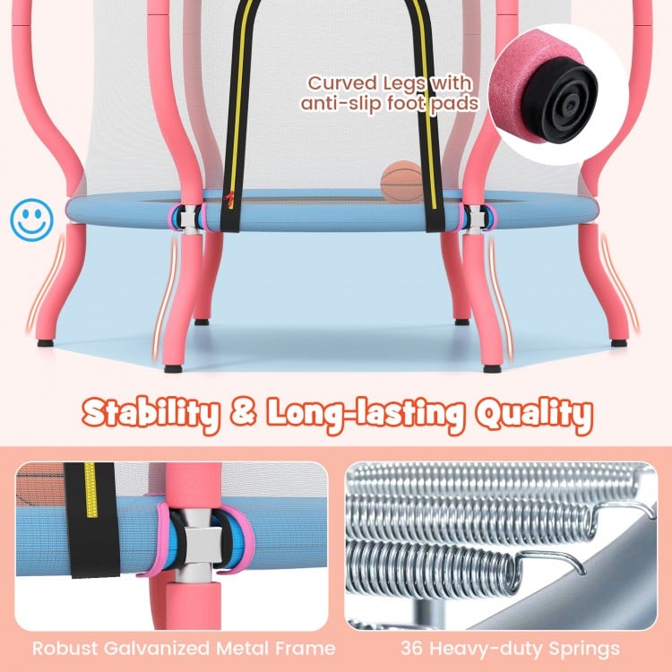 Kids Trampoline Indoor & Outdoor Pumpkin Trampoline