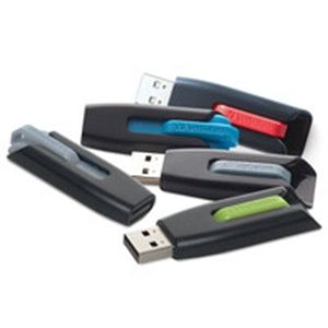 Verbatim 32GB Store 'n' Go V3 USB 3.2 Gen 1 Flash Drive - 5pk - Assorted 