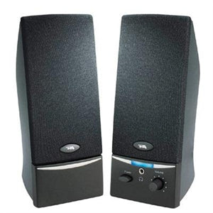 Cyber Acoustics CA-2014rb 2.0 Speaker System - 4 W RMS - Black 