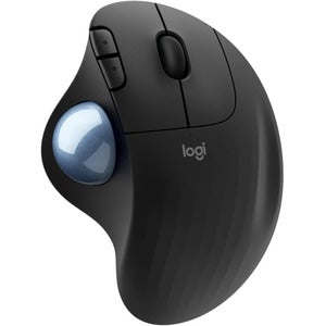 Logitech ERGO M575 Wireless Trackball Mouse - Easy thumb control, precision and smooth tracking, ergonomic comfort design, for Windows, PC and Mac with Bluetooth and USB capabilities (Black) 