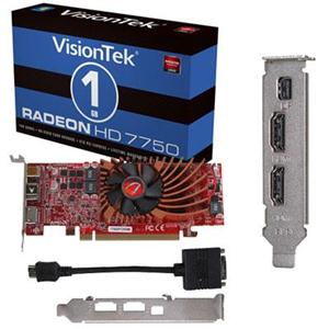 VisionTek AMD Radeon HD 7750 Graphic Card - 1 GB GDDR3 - Low-profile