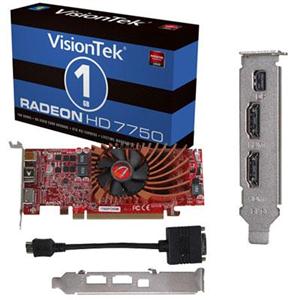 VisionTek AMD Radeon HD 7750 Graphic Card - 1 GB GDDR3 - Low-profile 