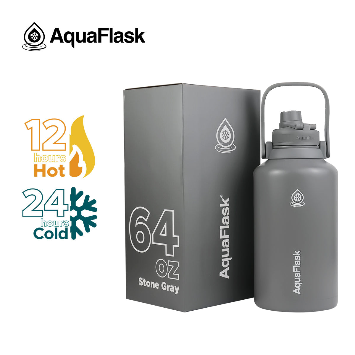 AquaFlask Original Vacuum Insulated Water Bottles 1893ml (64oz) 