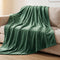 Flannel Blanket, 60 x 80 in, Super Soft, Laurel Green