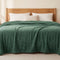 Flannel Blanket, 80 x 88 in, Super Soft, Laurel Green