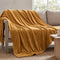 Flannel Blanket, 80 x 88 in, Super Soft, Latte