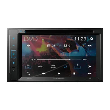 Pioneer® AVH-241EX 6.2-In. Car In-Dash Unit, Double-DIN DVD Receiver with Touch Screen and Alexa® Compatibility