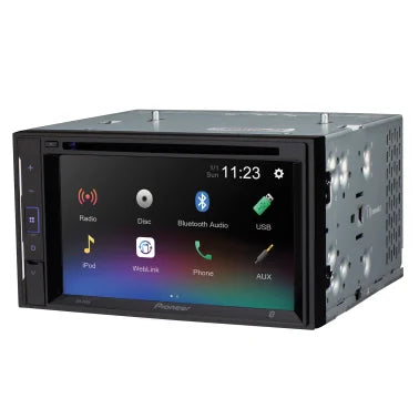 Pioneer® AVH-241EX 6.2-In. Car In-Dash Unit, Double-DIN DVD Receiver with Touch Screen and Alexa® Compatibility