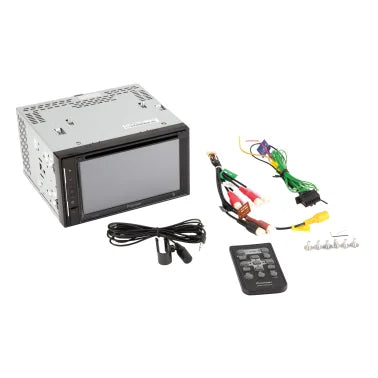 Pioneer® AVH-241EX 6.2-In. Car In-Dash Unit, Double-DIN DVD Receiver with Touch Screen and Alexa® Compatibility