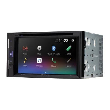 Pioneer® AVH-241EX 6.2-In. Car In-Dash Unit, Double-DIN DVD Receiver with Touch Screen and Alexa® Compatibility