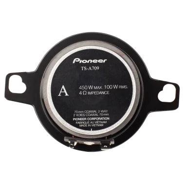 Pioneer® A-Series TS-A709 2.75-In. 450-Watt-Max 2-Way Coaxial Tweeters, Black, 2 Pack