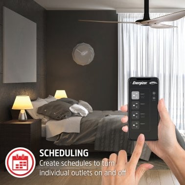 Energizer® Connect Smart Wi-Fi® 6-Outlet Surge Protector, 6-Ft. Cord Length