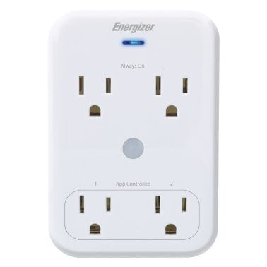 Energizer® Connect Smart Wi-Fi® 4-Outlet Wall Tap