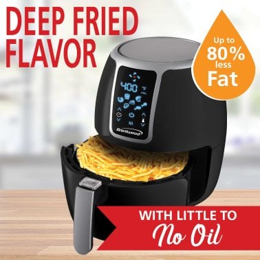 Brentwood® 1,400-Watt Electric Digital Air Fryer (4 Qt.)