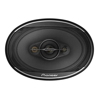 Pioneer® TS-A6961F 6-In. x 9-In. 450-Watt 4-Way Full-Range Coaxial Speakers Gold and Black, Max Power 2 Pack