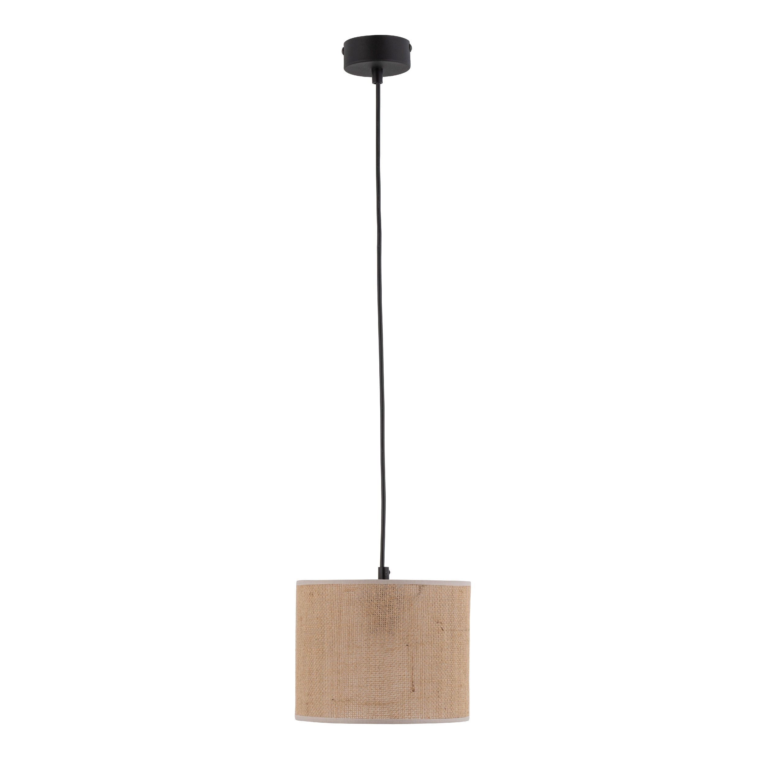JUTE Natural Woven Pendant Light for Dining Room, Bedroom & Warm Scandinavian Interiors