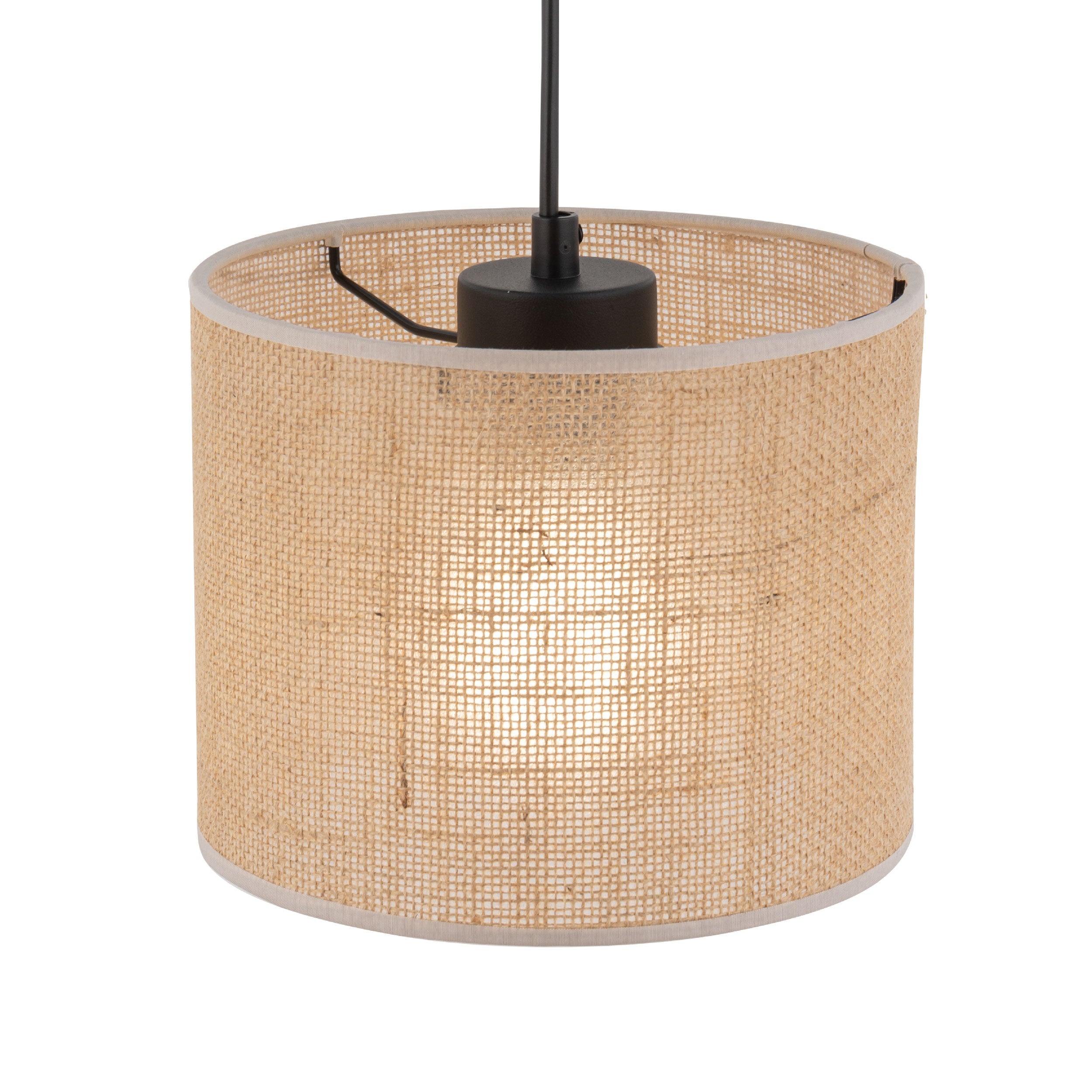 JUTE Natural Woven Pendant Light for Dining Room, Bedroom & Warm Scandinavian Interiors