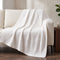 Jacquard Throw Blanket, 48 x 60 in, Contempo, Off White