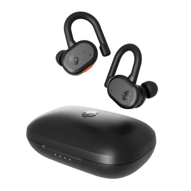 Skullcandy® Push™ Active In-Ear True Wireless Stereo Bluetooth® Earbuds with Microphone (True Black/Orange)