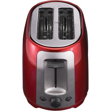 Brentwood® 2-Slice Cool-Touch Toaster with Extra-Wide Slots (Red)