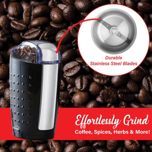 Brentwood® 4-Oz. Coffee and Spice Grinder (Black)