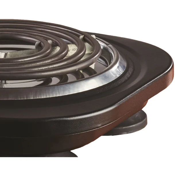 Brentwood® 1,000-Watt Single Electric Burner (Black)