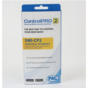 PAC® ControlPRO2 Universal Analog/CANbus Steering Wheel Control Interface with Web- and App-Supported Installation