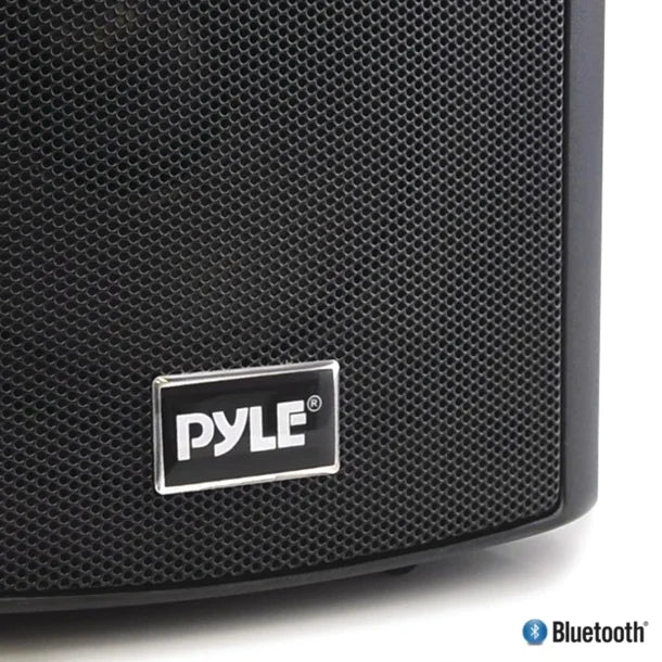 Pyle® 5.25" Indoor/Outdoor Wall-Mount Bluetooth® Speaker System (Black)