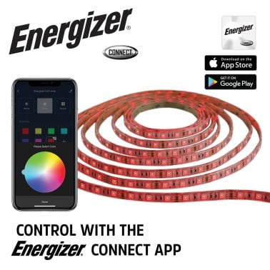 Energizer® Connect Smart Multicolor LED Light Strip, 16.4 Ft.