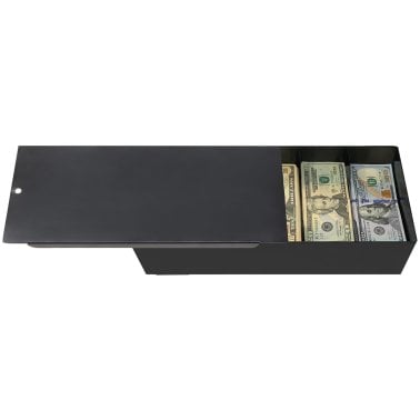 Nadex Coins™ Steel 5-Compartment Currency Tray with Coin Tray Insert and Lockable Cover