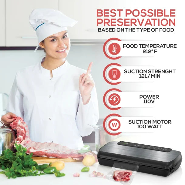 NutriChef Automatic Vacuum Sealer System