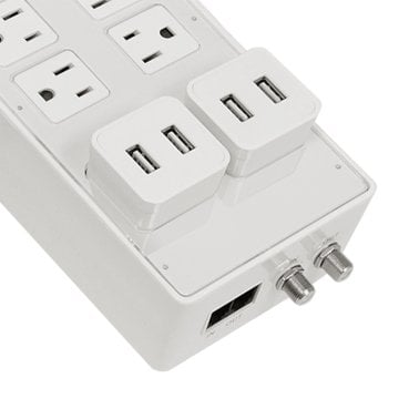 Panamax® Power360® 8-Outlet Floor Strip with USB Pluggables