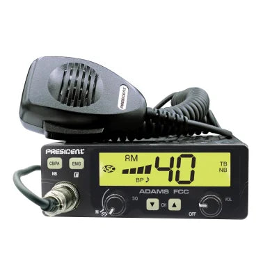 PRESIDENT ADAMS FCC CB Radio