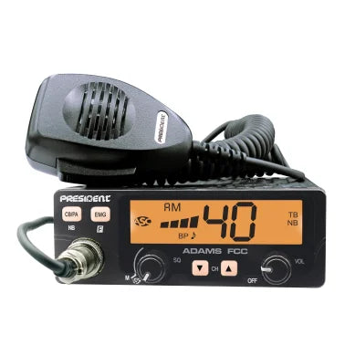 PRESIDENT ADAMS FCC CB Radio