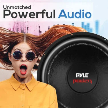 Pyle® Power Series PLPW10D 10-In. 1,000-Watt-Max 4-Ohm Dual-Voice-Coil Subwoofer