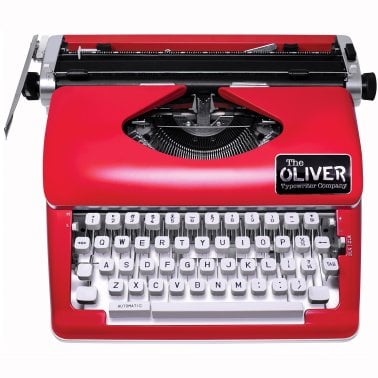 The Oliver Typewriter Company Timeless Manual Typewriter (Red)