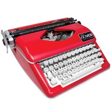 The Oliver Typewriter Company Timeless Manual Typewriter (Red)