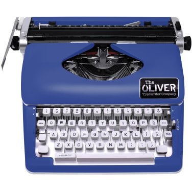 The Oliver Typewriter Company Timeless Manual Typewriter (Blue)