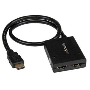 HDMI Splitter 1 In 2 Out - 4k 30Hz - 2 Port - Supports 3D video - Powered HDMI Splitter - HDMI Audio Splitter 