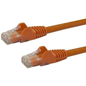 10ft CAT6 Ethernet Cable - Orange Snagless Gigabit - 100W PoE UTP 650MHz Category 6 Patch Cord UL Certified Wiring/TIA 