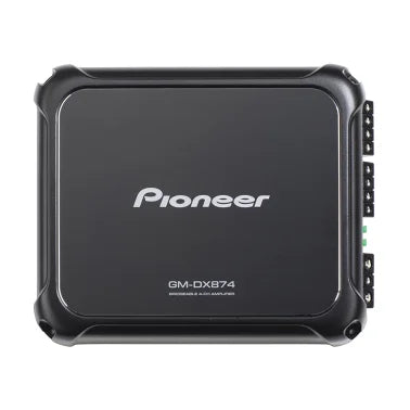 Pioneer® GM-DX874 1,200-Watt-Max 4-Channel Class D Amplifier with Wired Bass Boost Remote