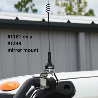 Tram® Pretuned Dual-Band 140 MHz to 170 MHz VHF/430 MHz to 450 MHz UHF Amateur Radio Antenna with NMO Mounting