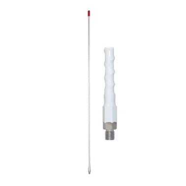 Tram® 1,500-Watt 26-MHz to 29-MHz Fiberglass Whip CB AM/FM/SSB Antenna (3 Ft.; White)