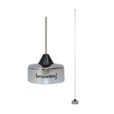 Browning® 200-Watt Pretuned 152 MHz to 162 MHz Tunable Nut-Type UHF Antenna with NMO Mounting