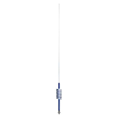 Tram® WC-6 2,000-Watt WILDCAT Trucker CB Antenna with 6-In. Anodized Aluminum Shaft with Extremely Low SWR and Long-Distance Transmit/Receive (Blue)