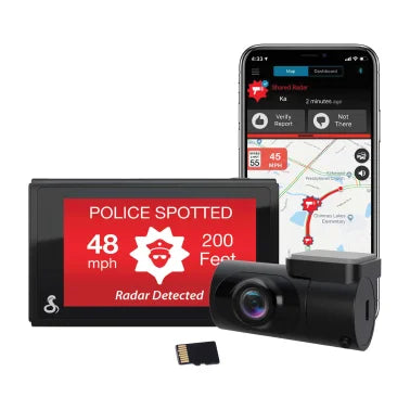 Cobra® SC 200D Dual-View Smart Dash Cam